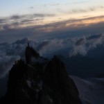 L'alba sul Monte Bianco